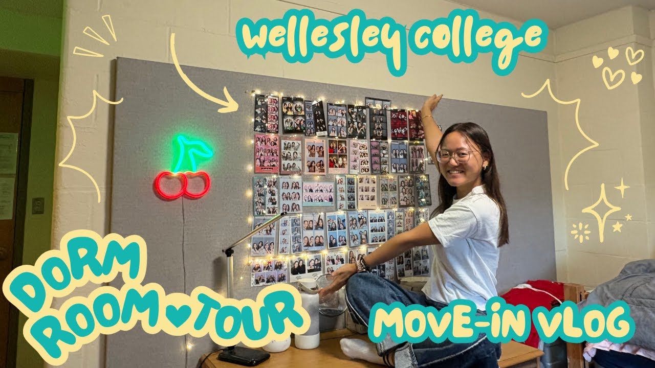 college dorm move-in vlog @wellesley college *senior year*