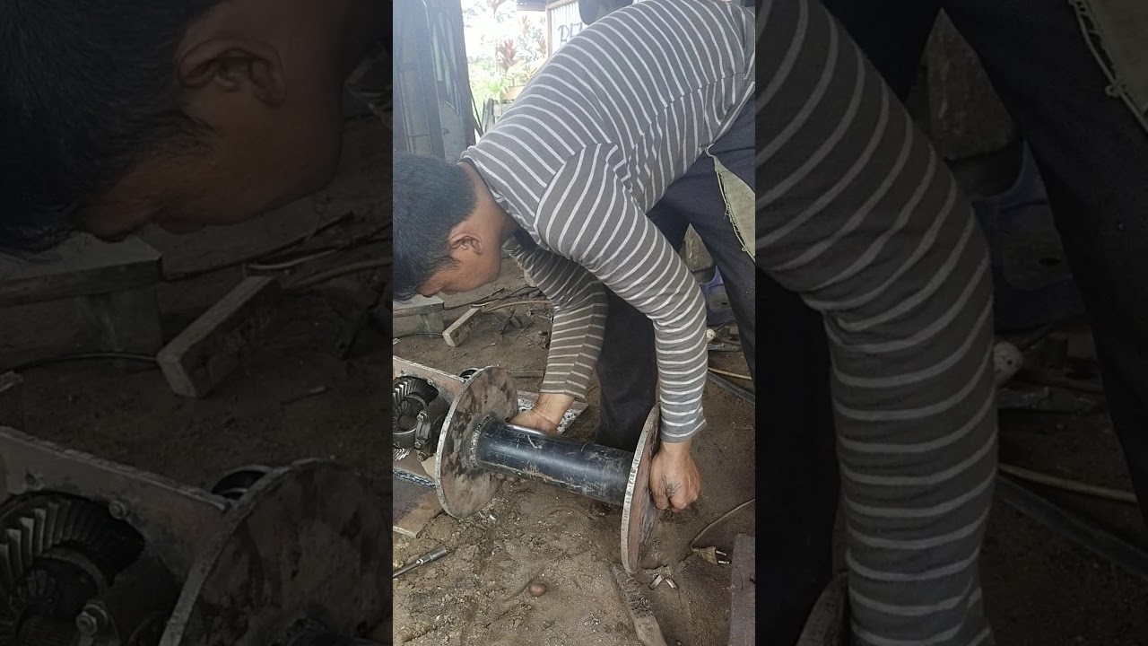 Merakit wing PTO jhonder mini mesin dongfeng 4x4