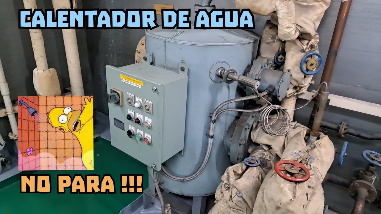 Calentador de agua de servicio. Revisión de falla NO PARA de calentar !!!