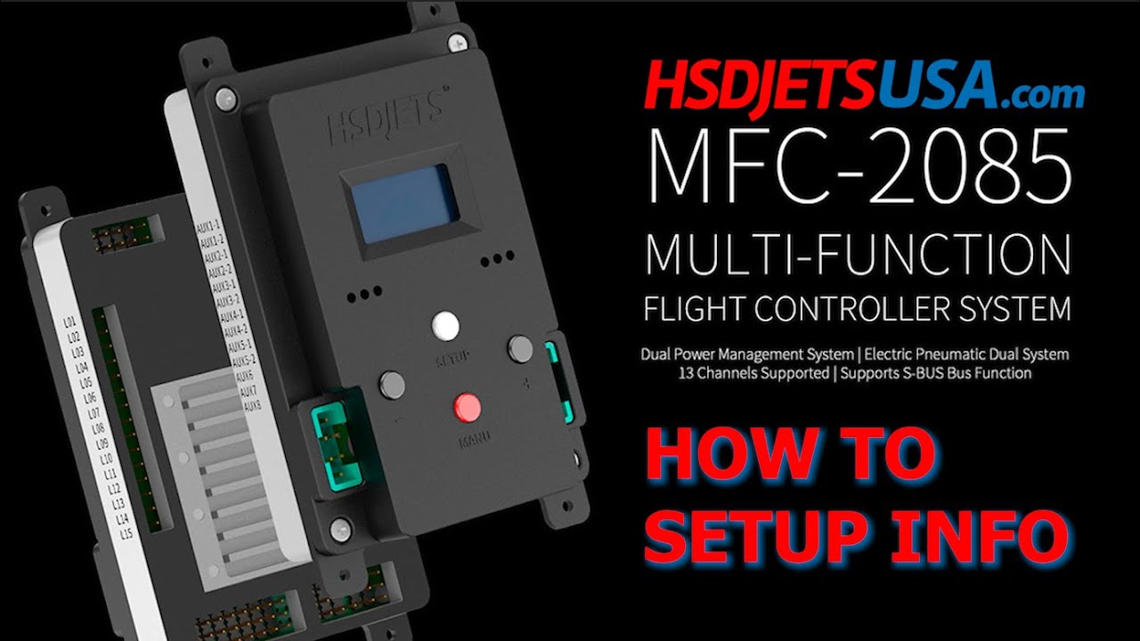HSDJETS MFC quick start guide from HSDJETSUSA