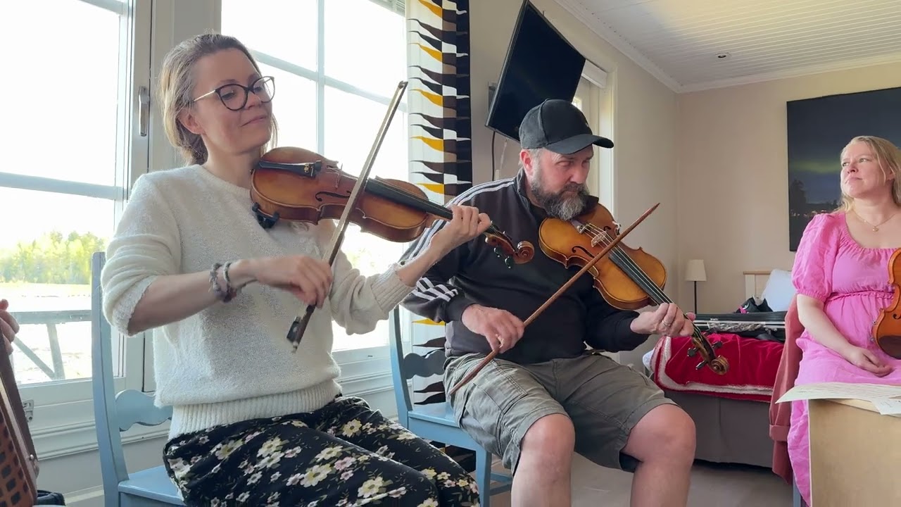 Antin Mikko - slängpolska från Alavieska, Norra Österbotten - Rällä, Kukkolafors, 25.05.2024