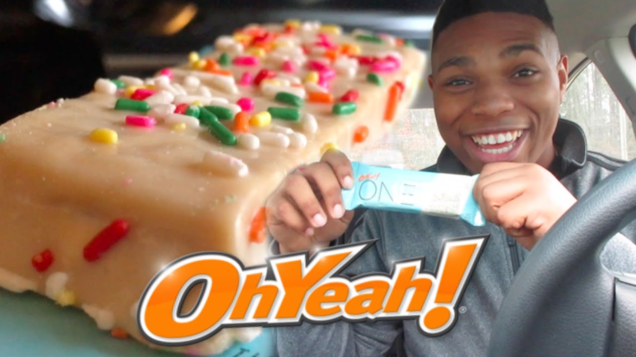 WORLD'S GREATEST PROTEIN BAR?? Oh Yeah! One Birthday Cake Bar