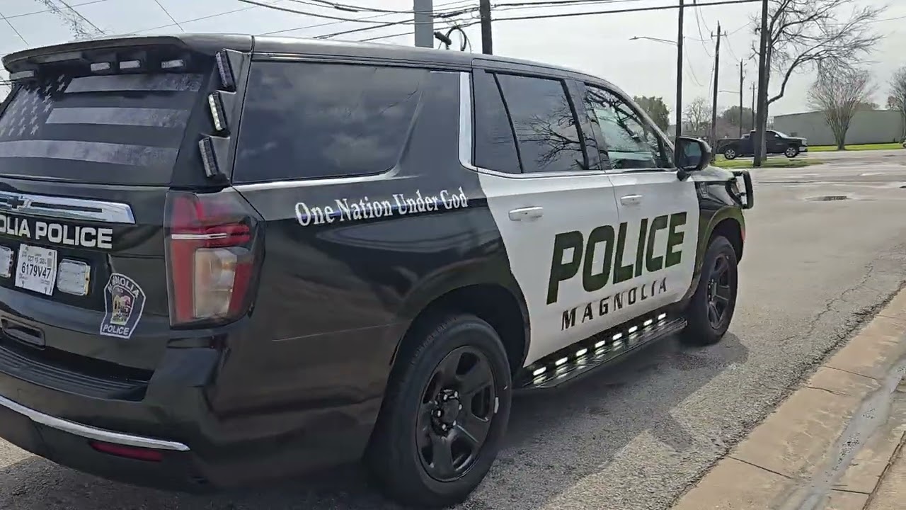 2024 Tahoe PPV Feniex Police Lights by EFS Houston Emergency Fleet Service