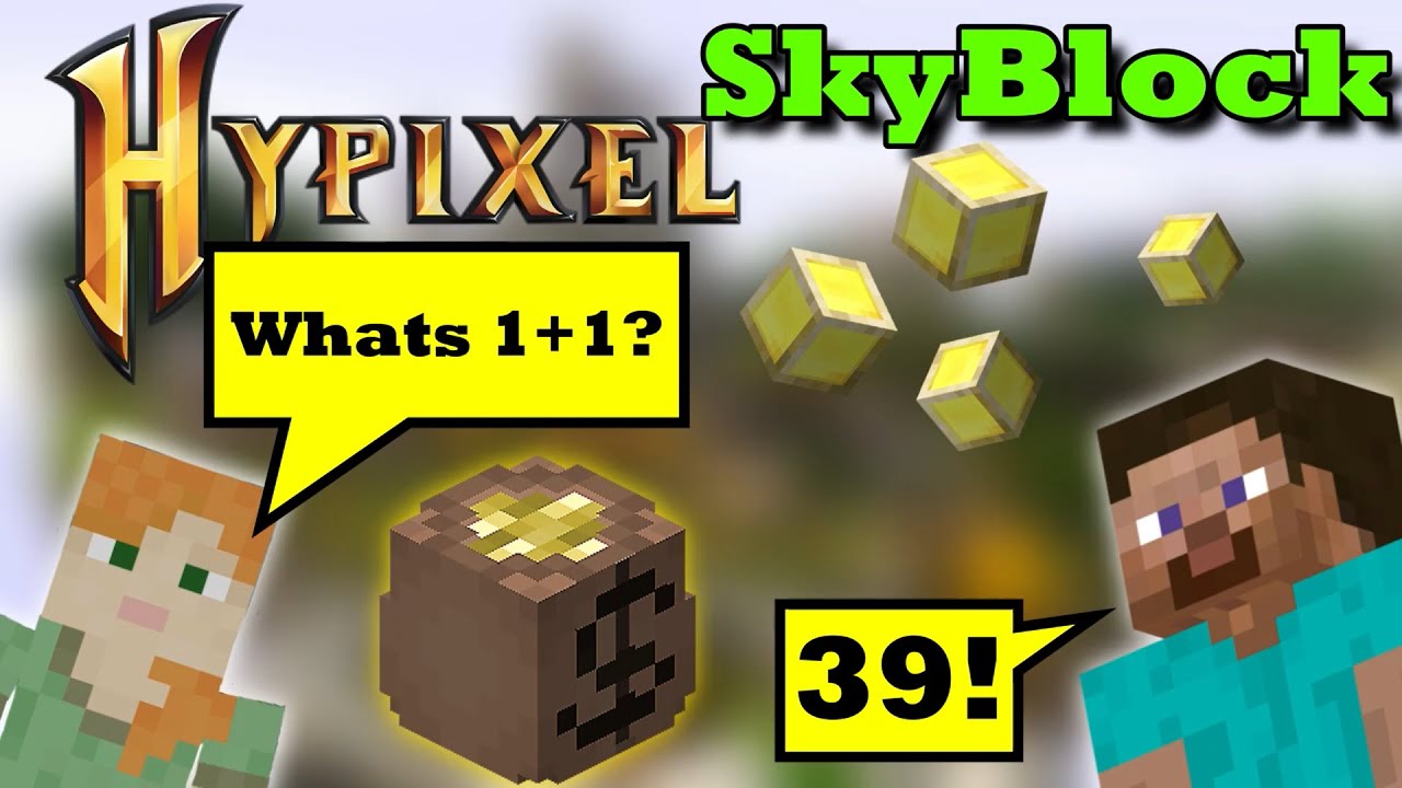 Right Answer = 1 Million Coins / Hypixel SkyBlock Quiz