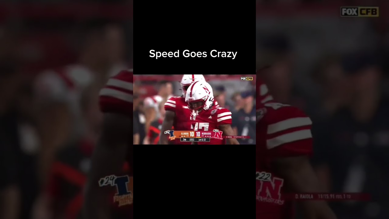 Nebraska True Freshman WR Jacory Barney Jr 🔥🔥🔥 