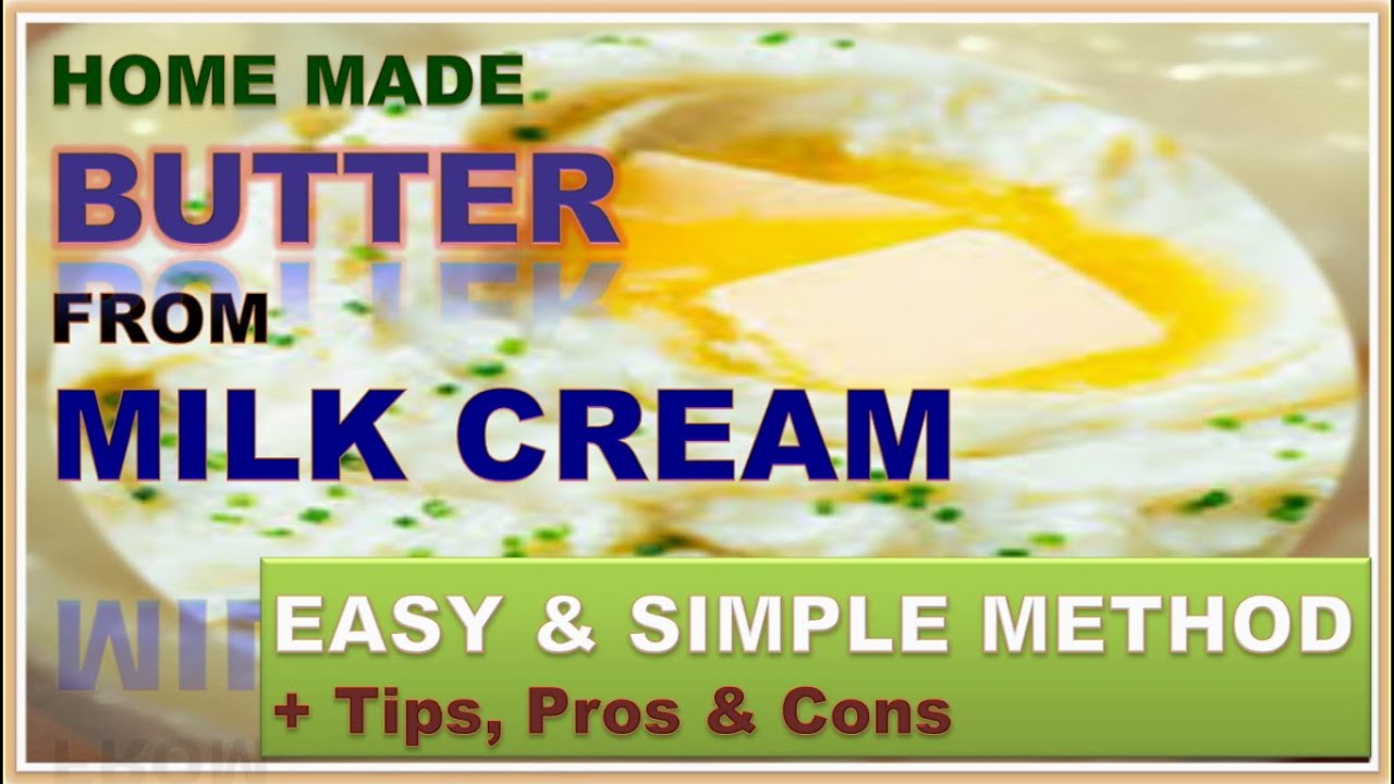LEARN HOW TO EXPLAIN IN ENGLISH : BUTTER MAKING AT HOME