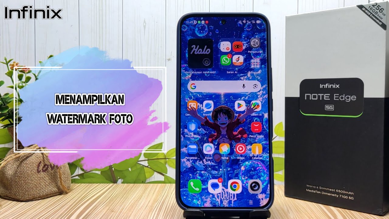 Cara Menampilkan Watermark Foto Di Hp Infinix Note Edge 5G