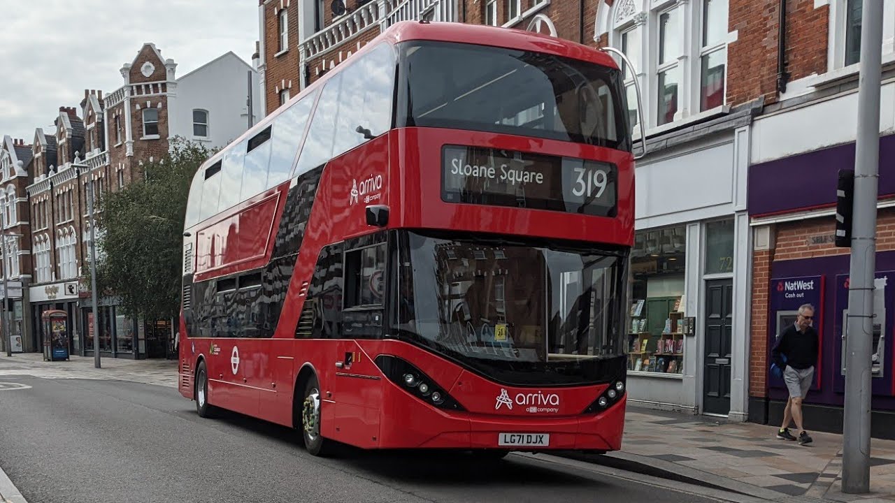 *Brand New + Fast* Journey on Arriva London Route 319 | Enviro 400EV BYD | LG71DJX (EA5) |