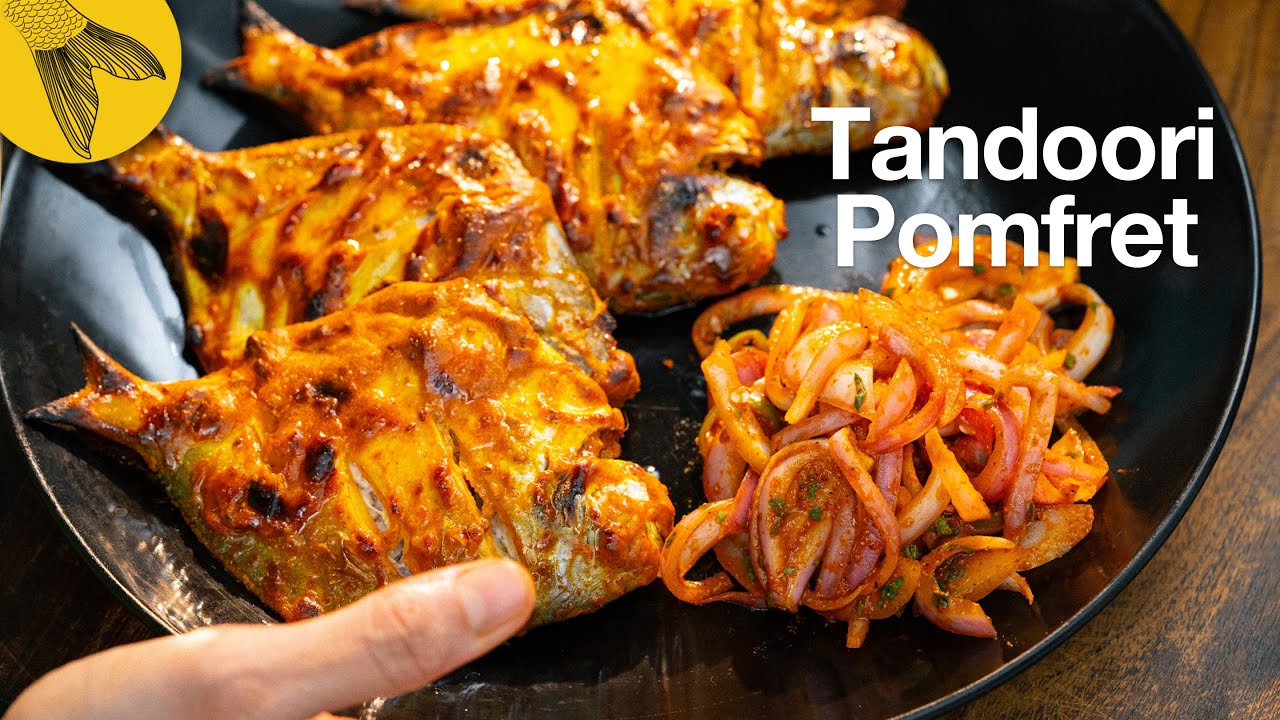 Tandoori pomfret—restaurant-style, quick and easy