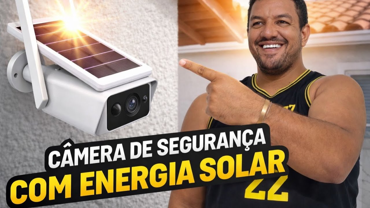 INSTALEI UMA CÂMERA QUE NÃO GASTA ENERGIA