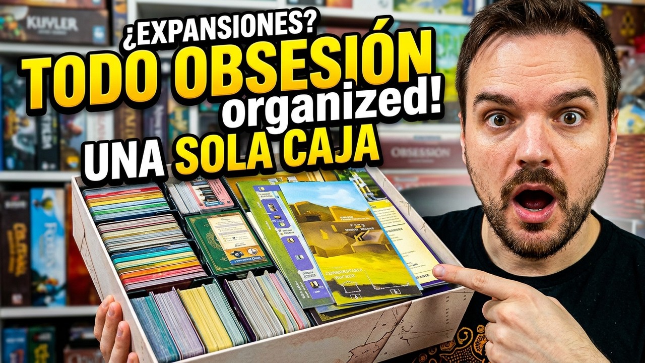 🎩 ¡TODO OBSESIÓN en UNA SOLA CAJA! 🧳 Todas las expansiones organizadas al milímetro