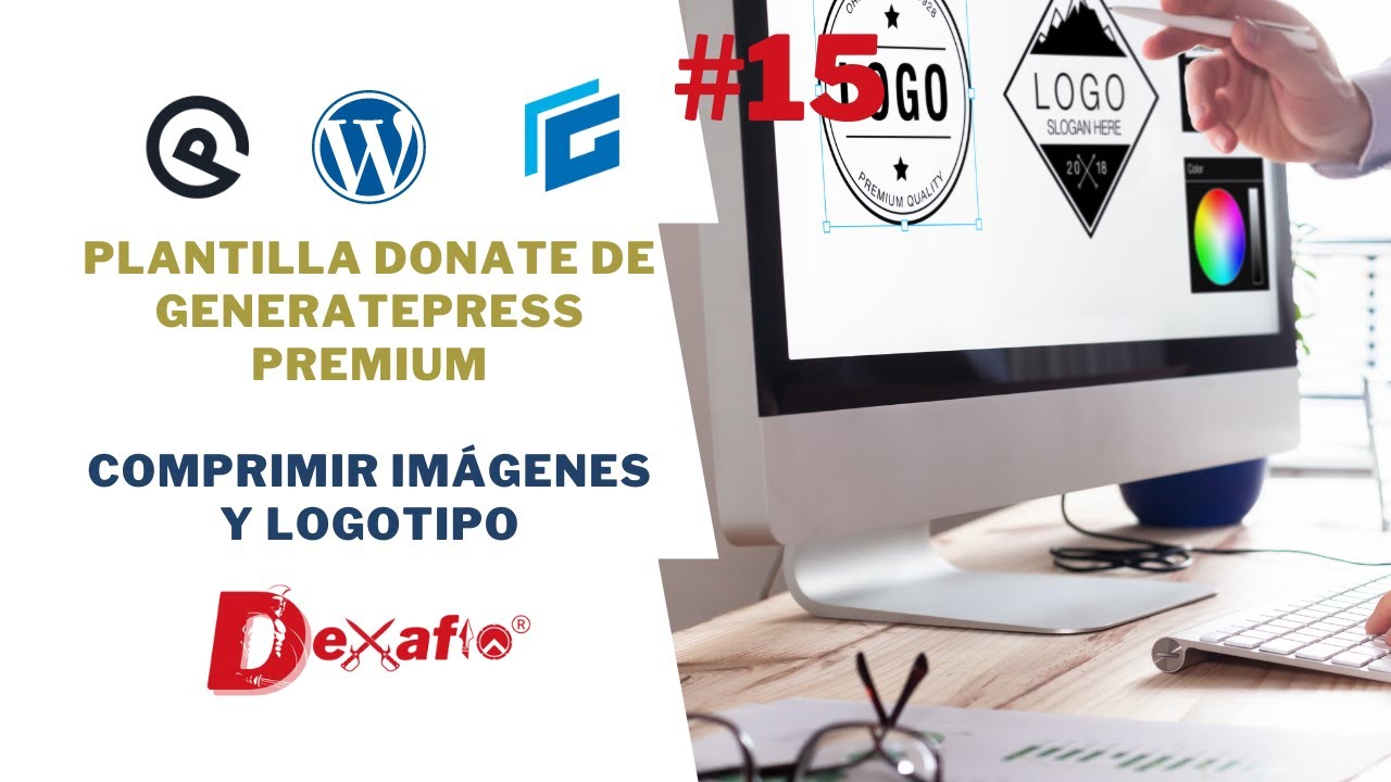 Cómo comprimir y subir logos en png e iconos svg al sitio web en Wordpress
