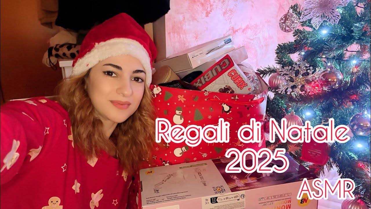 ASMR 🎄✨ I miei regali di Natale 2025 🎁 Whispering & cozy vibes