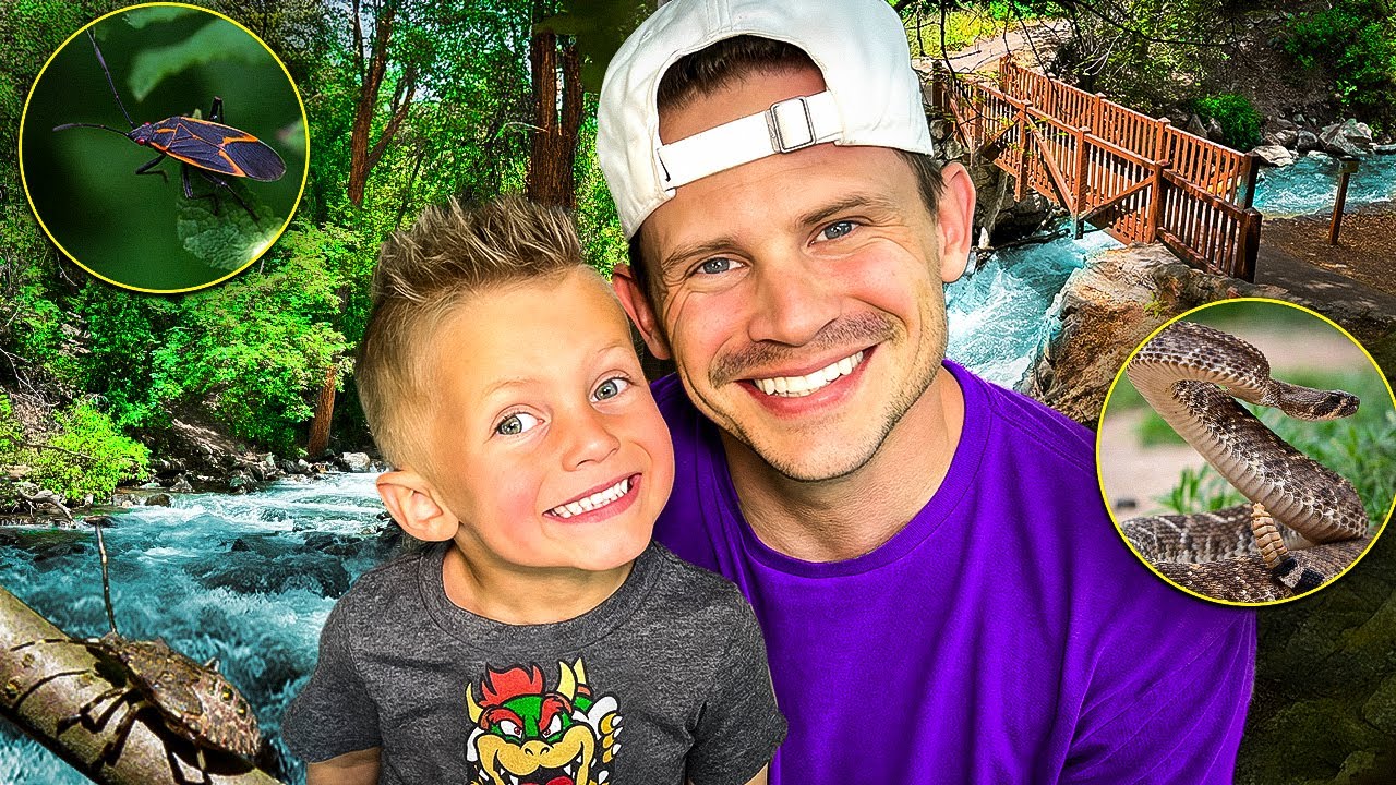 3-Year-Old&rsquo;s First Mountain Adventure 🐍⛰️Hands-On Learning With Dad! Rattlesnake Tips, Bugs, & More!