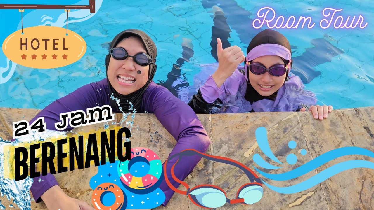 24 Jam Berenang dan Room Tour Hotel Bumi Surabaya 😄 Asti Kunyit - Bunda Aqilla Eps 373