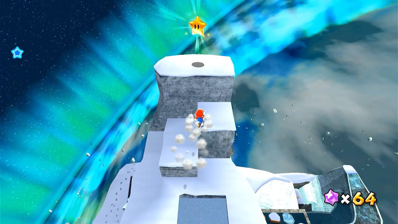 【スーパー マリオギャラクシー】祝! 雪山制覇! (アイスボルケーノギャラクシー)