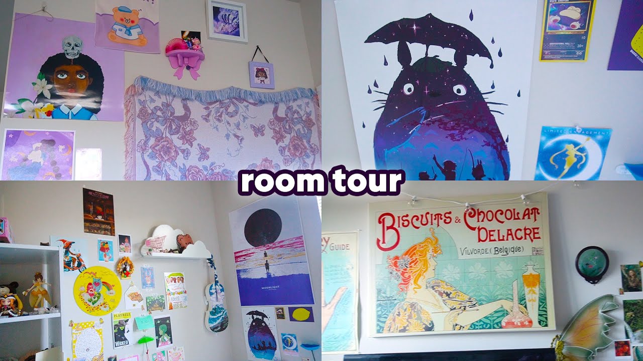 i don't believe in minimalism | room tour | colorful, artsy(??)