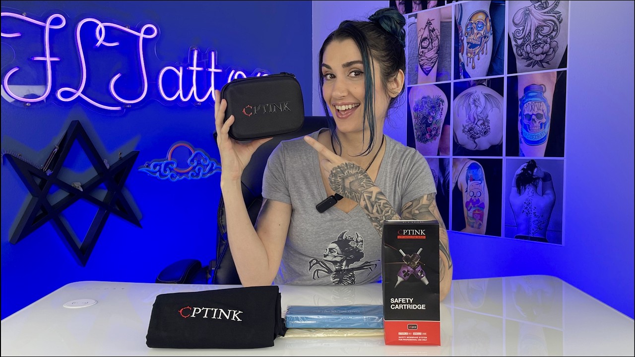 CPTink Captain One, Wireless Adjustable Stroke Tattoo Pen - Unboxing and Initial Review