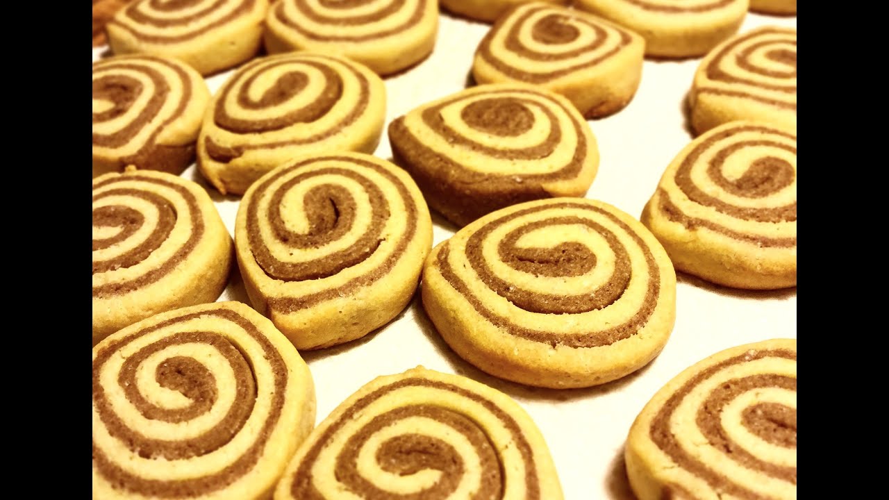 Biscotti girandola, CON FROLLA BICOLORE