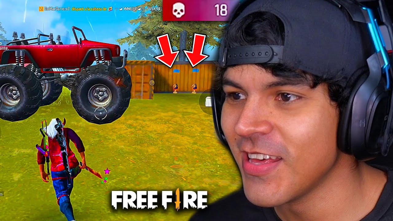 Me Hice 18 Kill En Esta Partida😱Jugando 2 🆚 4 🔥Con Mariano || FreeFire - Ronsito