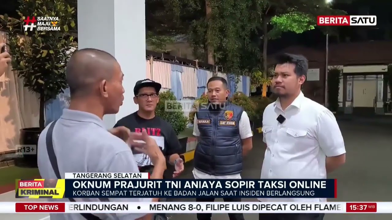 Senggolan di Puspiptek: TNI Aniaya Sopir Taksi Online #beritasatu