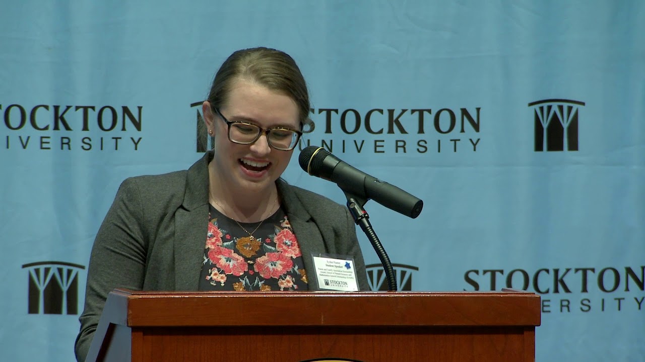 School of Natural Sciences and Mathematics - Stockton University Scholarship Recognition