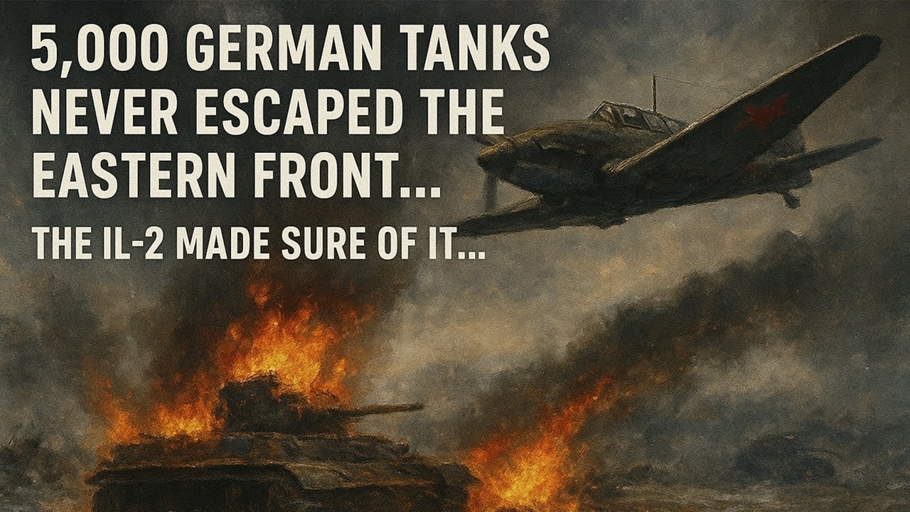 5,000 German Tanks Never Escaped the Eastern Front… The IL 2 Made Sure of It… 🛩️💣🔥