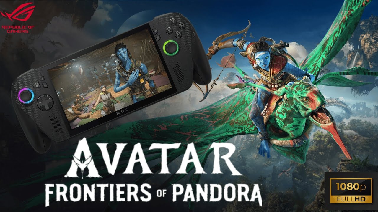 Avatar Frontiers of Pandora - ASUS ROG XBOX ALLY X - 1080p - test 13W / 17W / 25W modo bater&iacute;a 