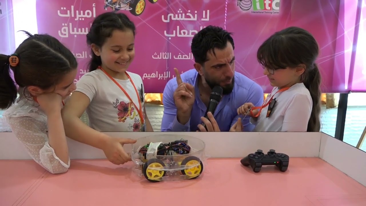جيل المستقبل😍مخترعين ومبدعين في معرض الريبوت في ادلب 😍