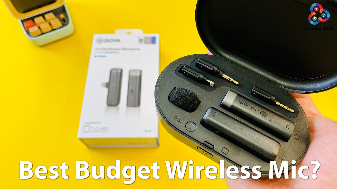 BEST BUDGET WIRELESS MIC? Boya BY-WM3D Review