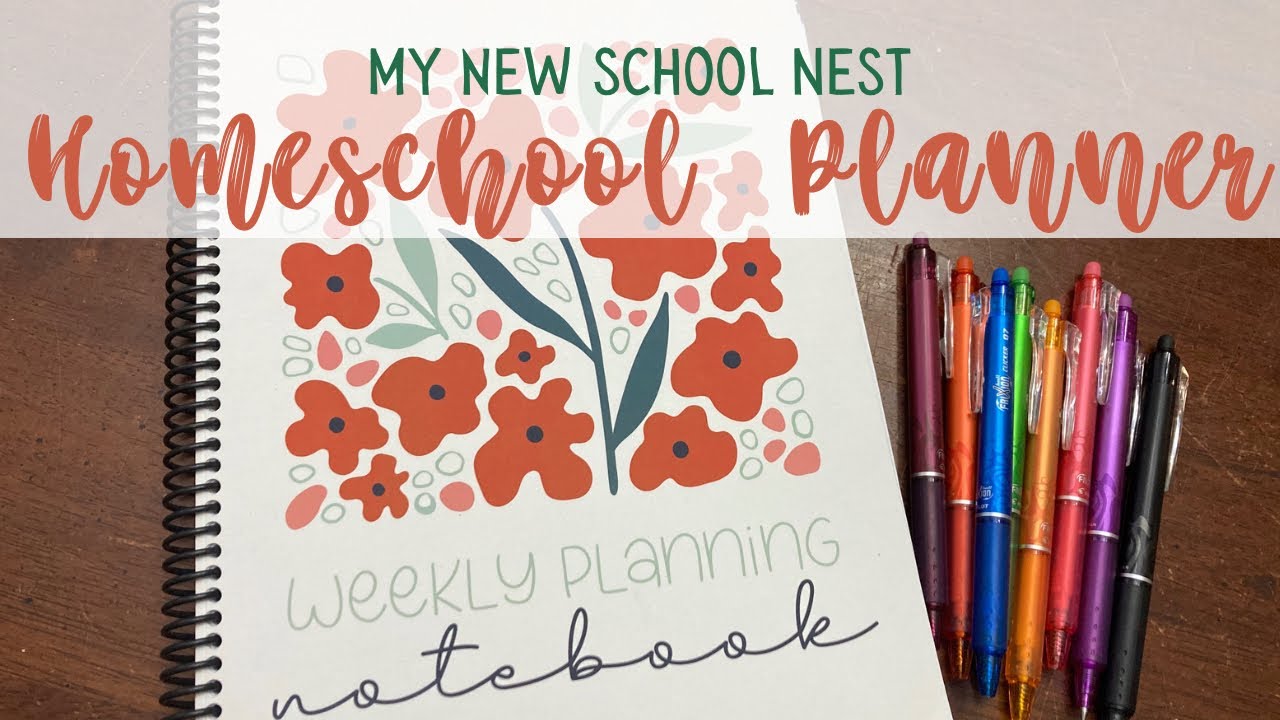 NEW SchoolNest Homeschool Weekly Undated Planner