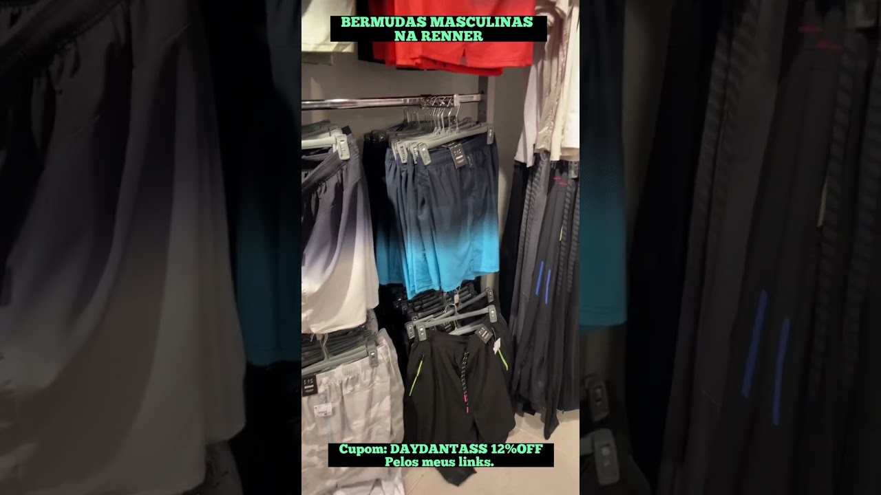 BERMUDAS MASCULINAS NA RENNER 🩳🩳