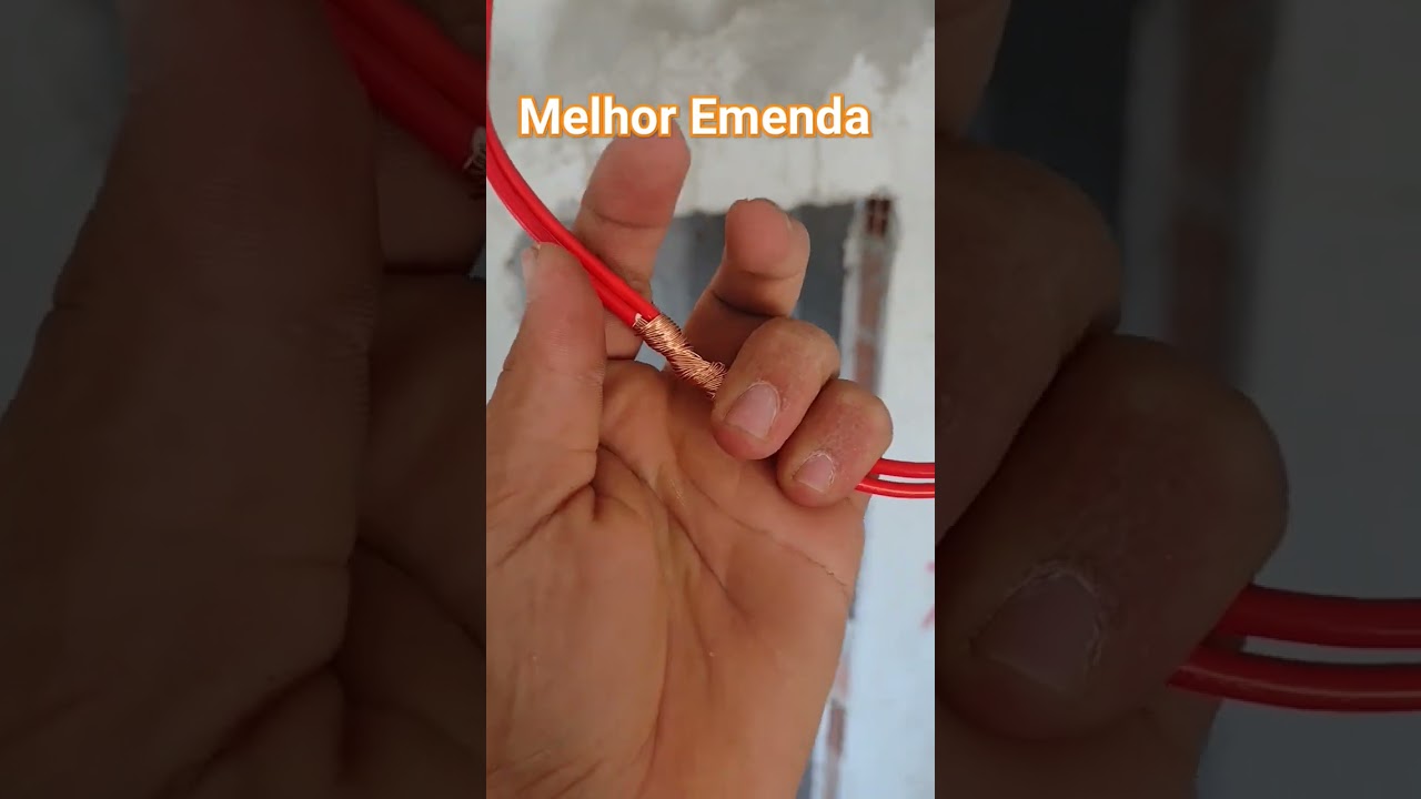 Emendas de fios #shorts #eletricista #eletrica #qdc #aterramento #led #spda