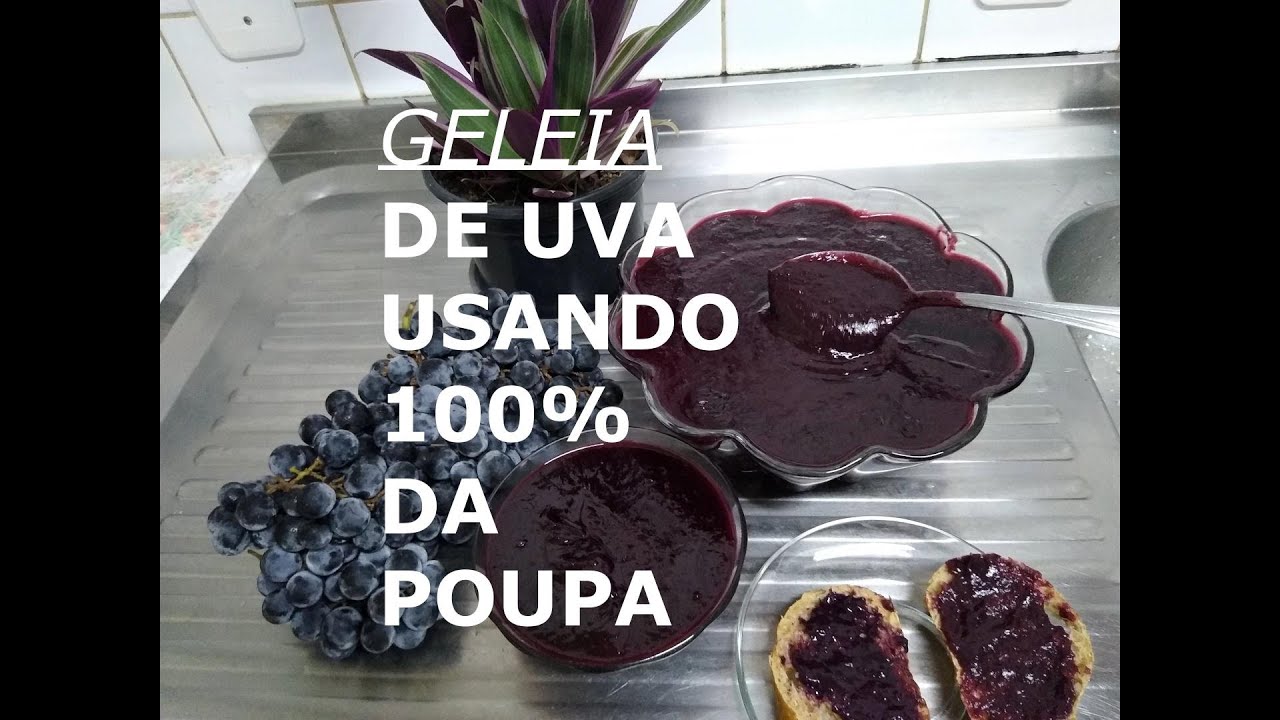 GELEIA DE UVA (CHIMIA ) USANDO 100% DA POLPA