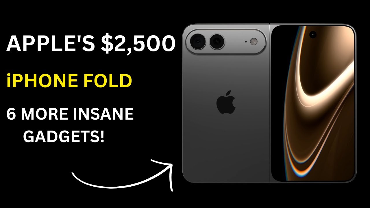Apple's $2,500 iPhone Fold LEAKED! 7 Insane Gadgets Dropping in 2026  #TopTechTrends #iphonefold