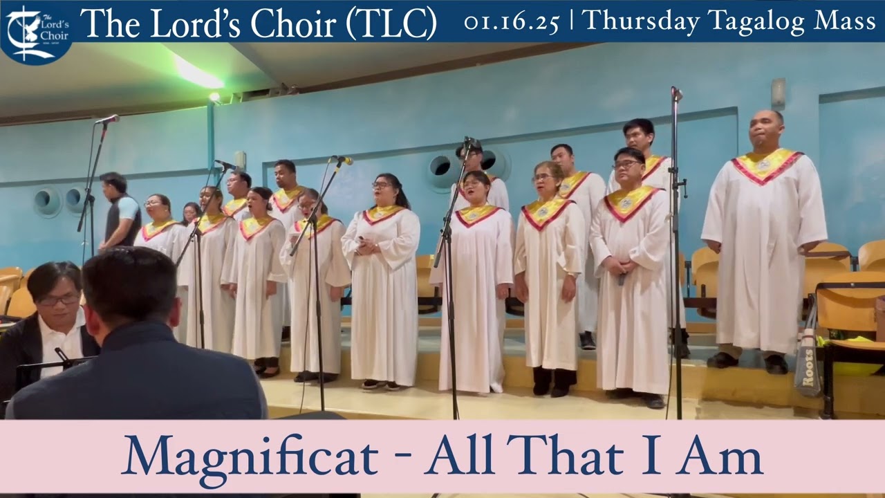 The Magnificat - All That I Am | 01.16.25 | Thursday Tagalog Mass | TLC Doha