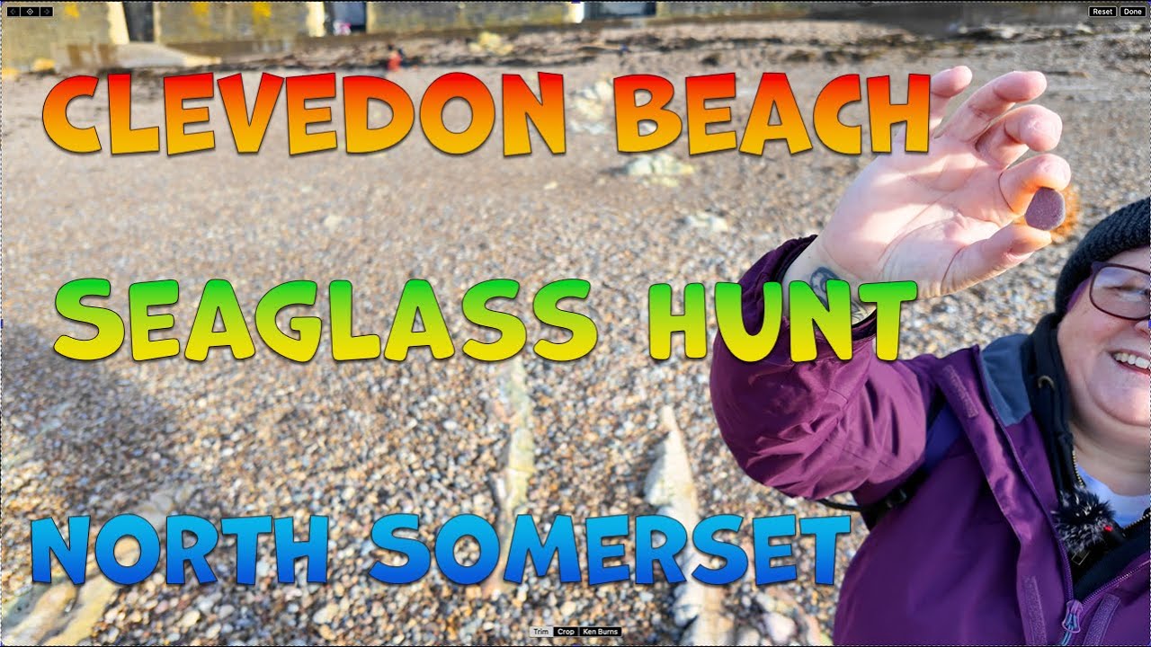 Clevedon Beach Sea Glass and Beach comb. North Somerset in the UK