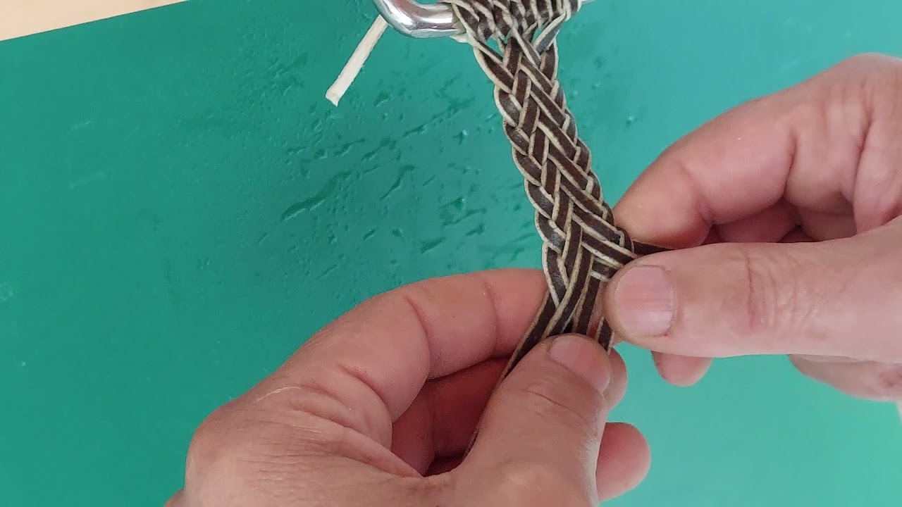 Trança 8 tentos para cintos.