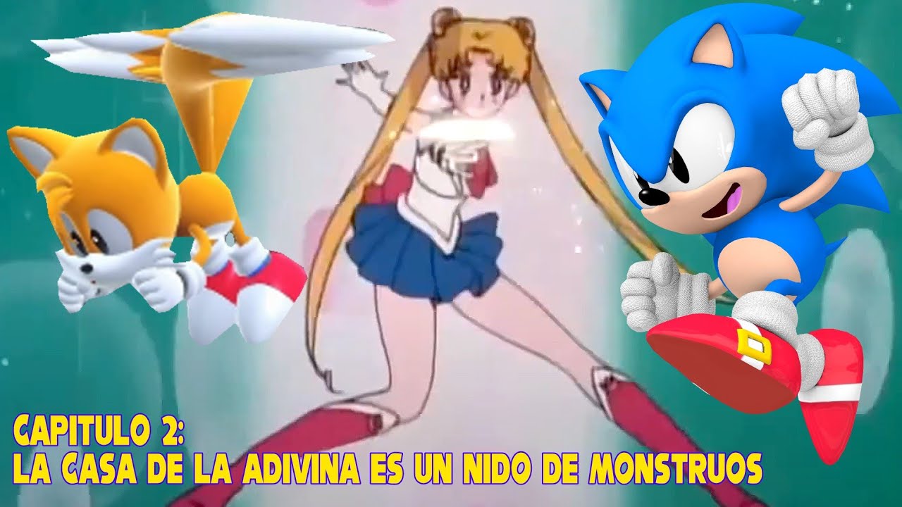 Sonic the Hedgehog and sailor moon: Acto 2: La casa de la adivina es un nido de monstruos