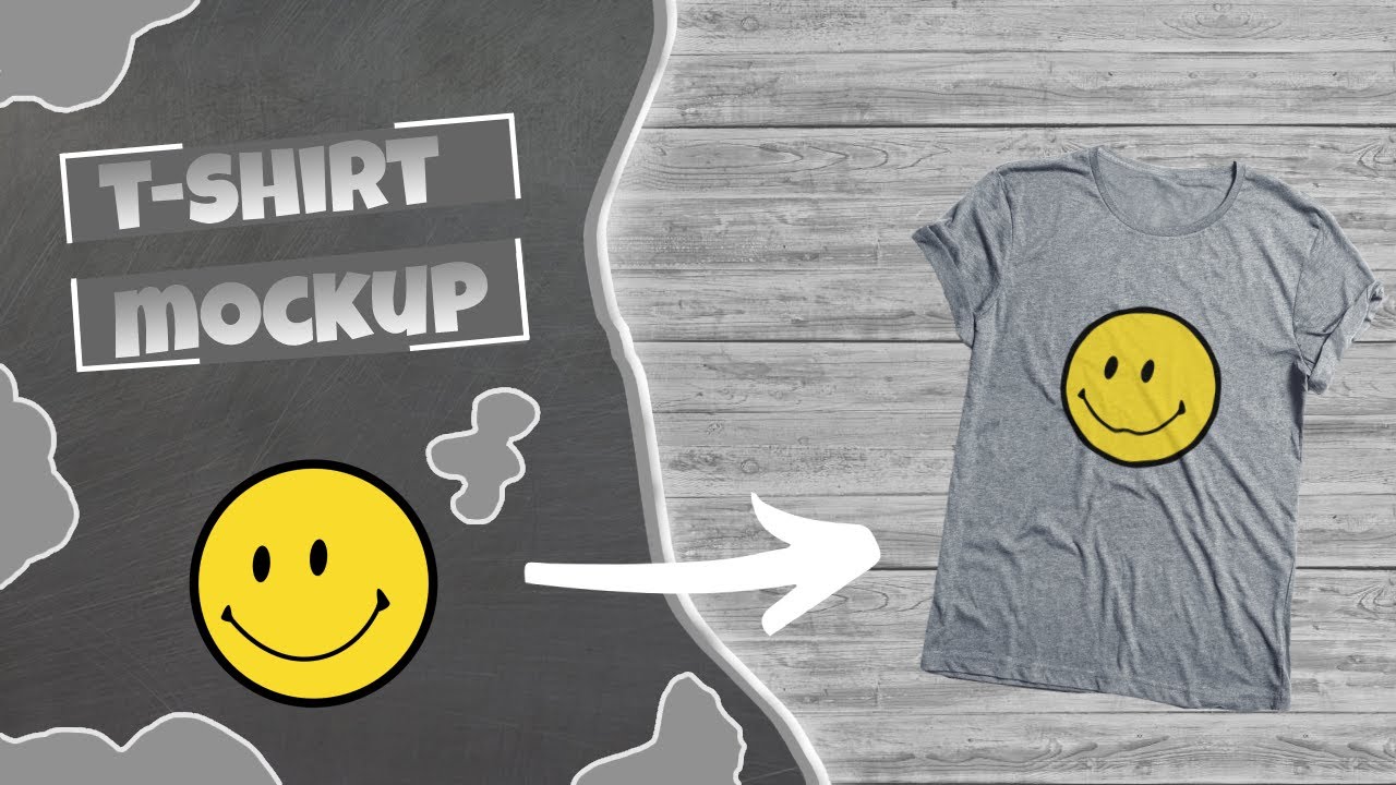 How to create a T-shirt mockup in Photopea