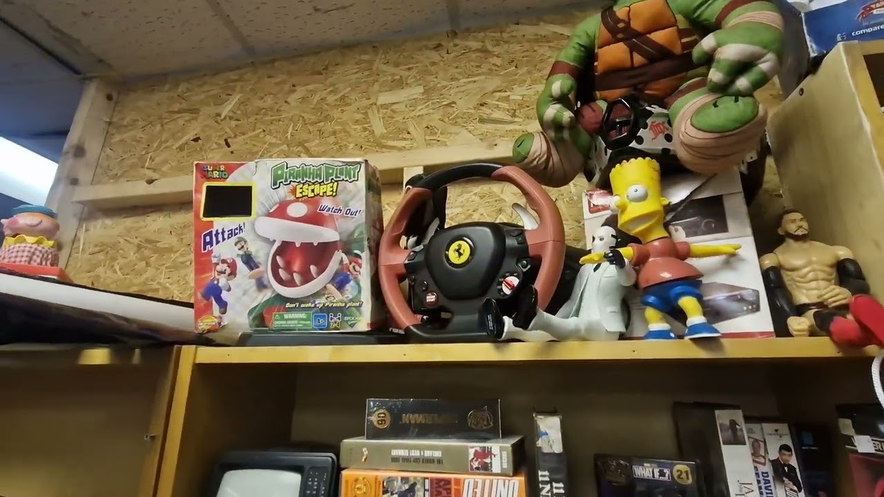 retro game hunting Droneology Finds stall @SEGA @PlayStation