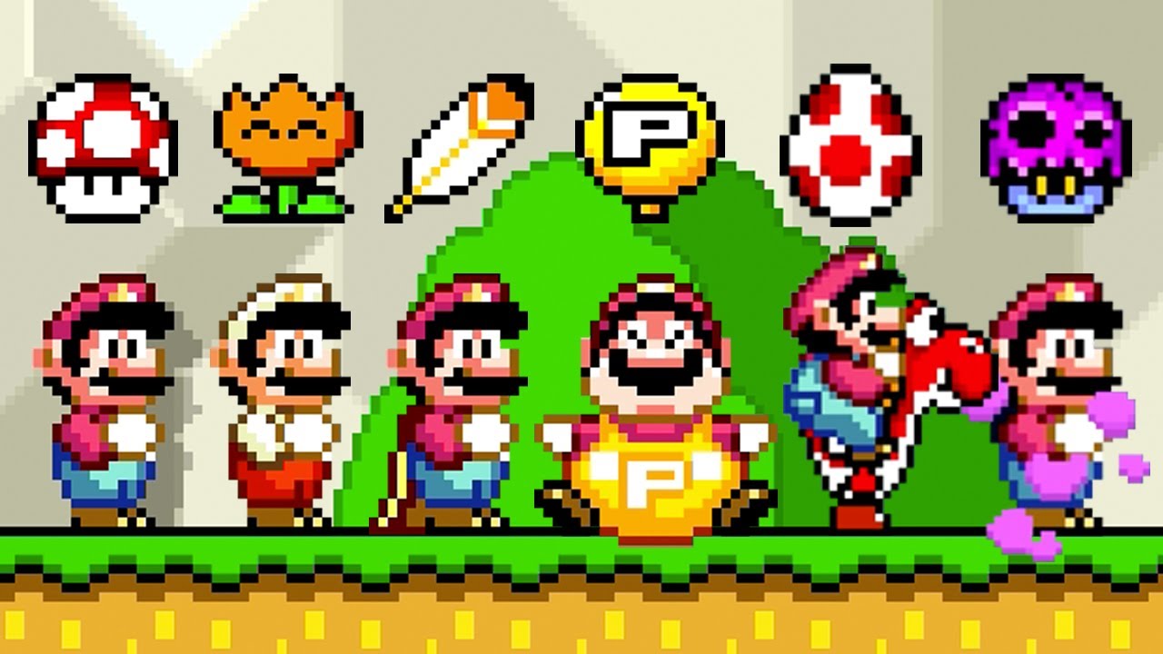 Super Mario Maker 2 - All Super Mario World Power-Ups