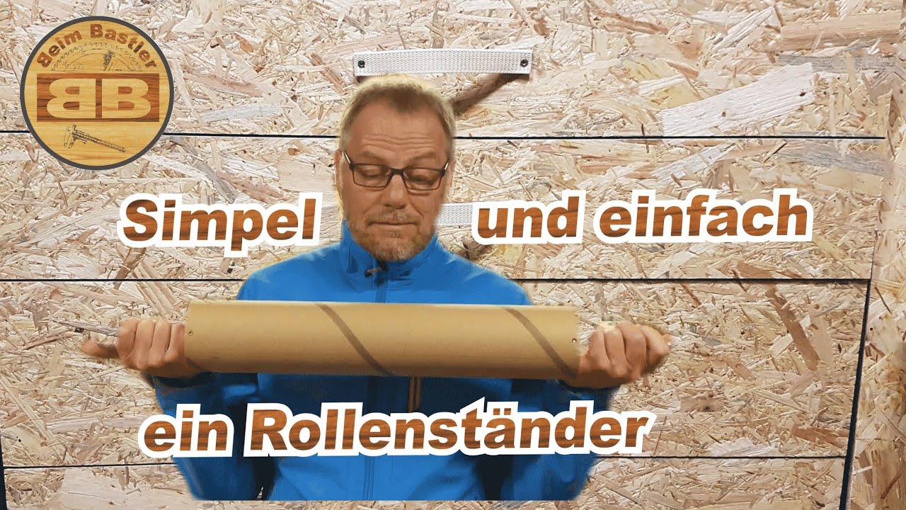 Simpel und einfach einen Rollenständer selber bauen und einen vorhandenen Bock dazu nutzen.