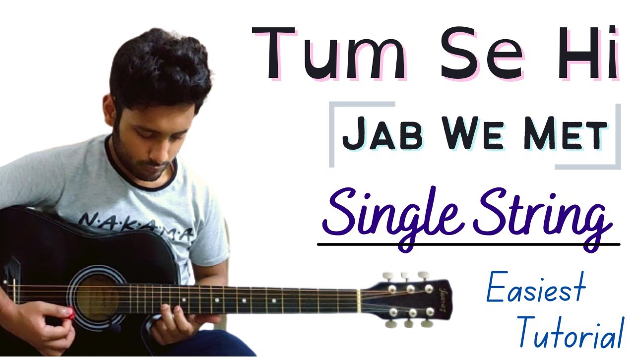 Tum Se Hi On Single String | Tum Se Hi Guitar | Mohit Chauhan