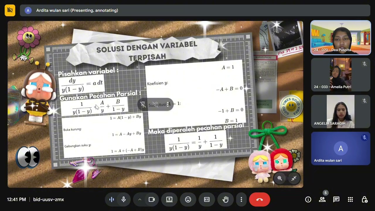 TUBES 1 KELOMPOK 8 — Persamaan Diferensial Biasa