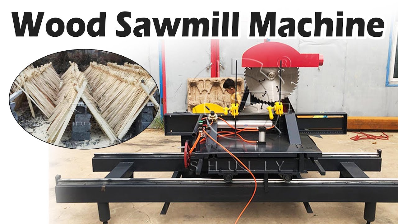 Wood Sawmill Machine | Turning Logs into Lumber Efficiently 