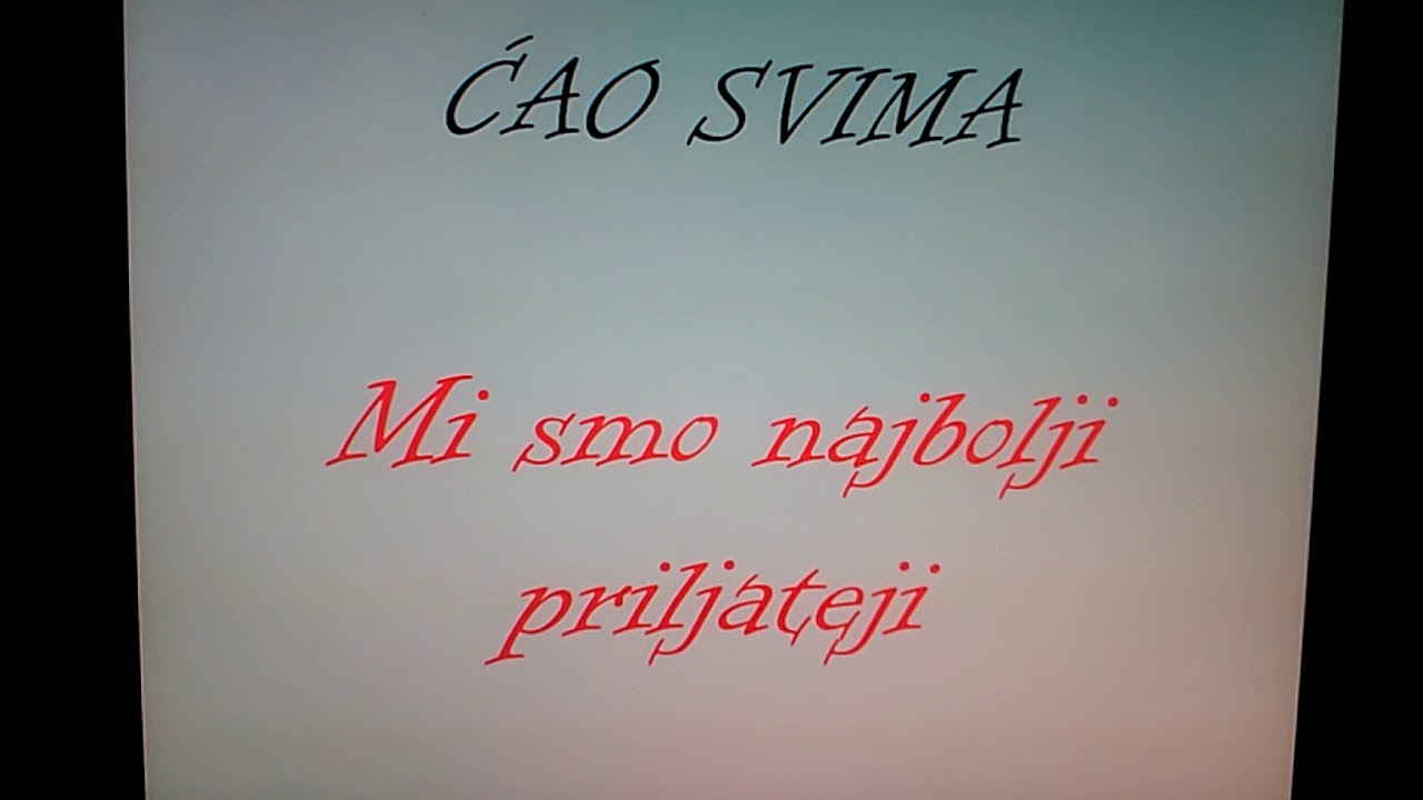 Cao svima❣❣❣