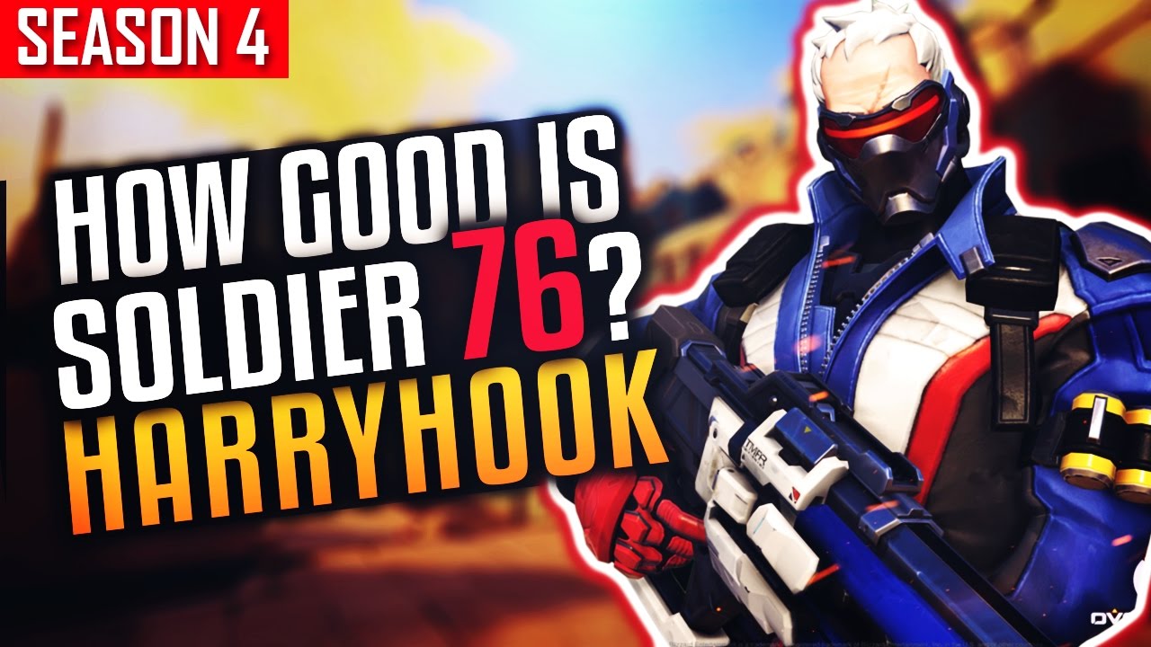 Soldier 76 Is Overpowered?! - EnVyUs HarryHook [S4 TOP 50]