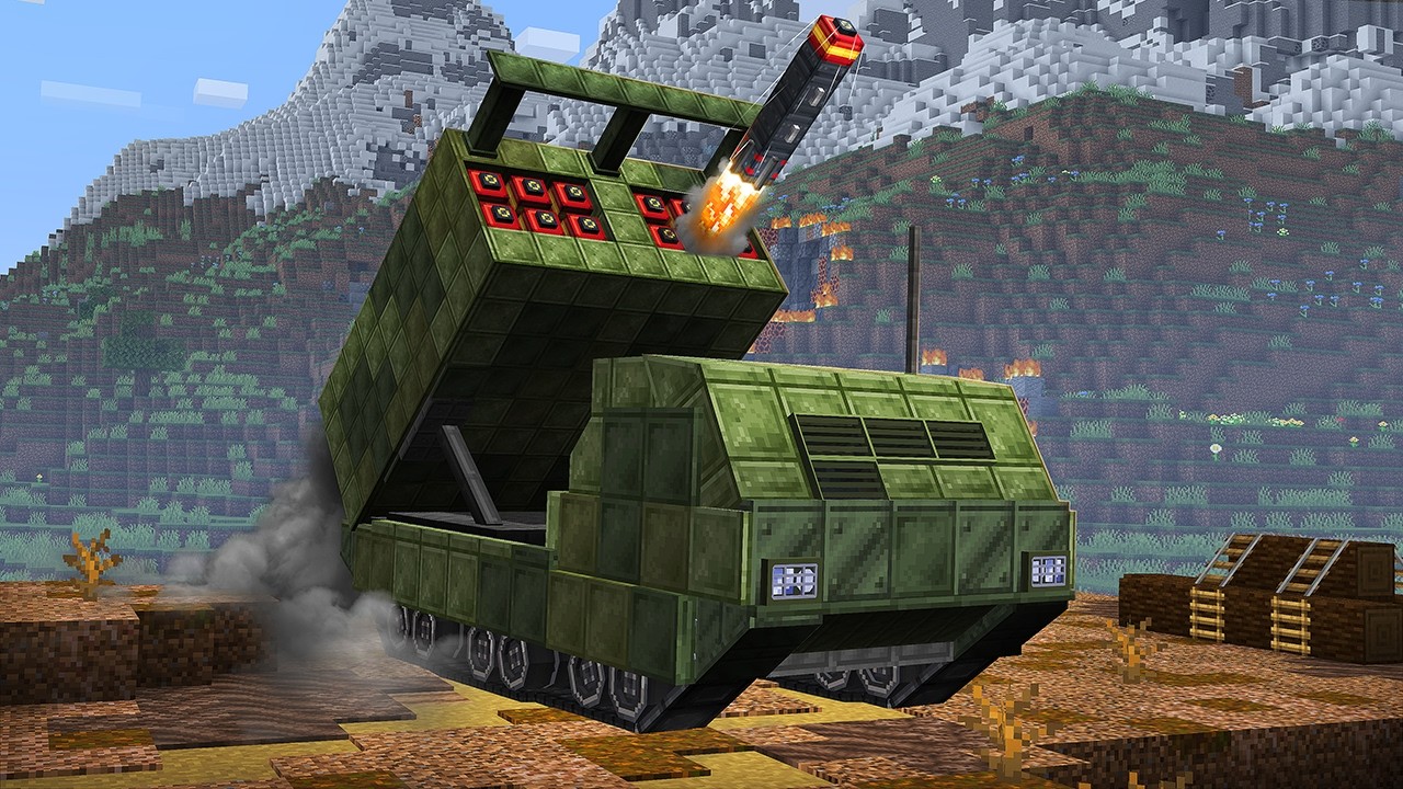 Funktionierender Raketenwerfer in Minecraft