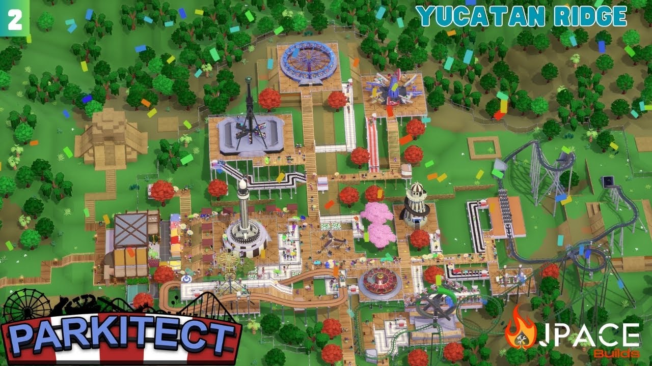 Parkitect Pro TIPS for Completing the Yucatan Ridge FAST | EP 2